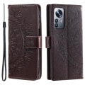 Miniatyrbillede 3 af 6: SKALO Moto G31 / G41 Mandala Plånboksfodral - Mörkbrun Dark brown