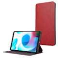 Miniatyrbillede 1 af 7: SKALO Xiaomi Redmi Pad SE 8.7 PU-Læder TPU Cover - Rød Red