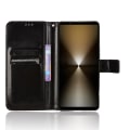 Miniatyrbild 2 av 6: SKALO Sony Xperia 1 VI Crazy Horse Plånbok PU Läder - Svart Svart