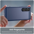 Pikkukuva 6 / 9: SKALO Sony Xperia 1 VI Armor Carbon Iskunkestävä TPU suojakuori - Valitse väri Blue