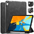 Pikkukuva 1 / 11: DG MING iPad Air (2020/2022) See Series Trifold Suojakotelo - Musta Black