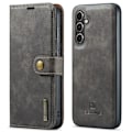 Pikkukuva 10 / 11: DG MING Samsung A56 5G 2-in-1 Magneetti Lompakkokotelo - Harmaa Grey