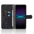 Pikkukuva 2 / 8: SKALO Sony Xperia 1 IV Matt PU Nahka lompakkokotelo - Musta Black