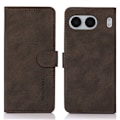 Miniatyrbillede 1 af 8: SKALO OnePlus Nord 4 KHAZNEH Pungetui i PU-læder - Brun Brown