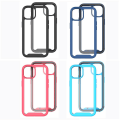 Pikkukuva 6 / 7: SKALO iPhone 14 Iskunkestävä Clear Hybridi Suojakuori - Musta Black