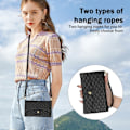 Pikkukuva 11 / 11: SKALO Samsung A55 5G Evelope Clutch 8-Lokeroa - Musta Black