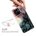 Miniatyrbillede 2 af 4: SKALO Xiaomi Redmi 10C Marmor TPU-cover - #4 Multicolor