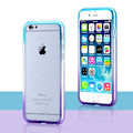 Miniatyrbillede 6 af 11: Gradient färgade Bumper till iPhone 6/6S - Olika färger MultiColor Blå/Gul