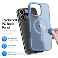 Miniatyrbillede 6 af 9: DUX DUCIS iPhone 16 Pro Max Yind Series Matte Finish Cover - Blå Blue