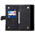 Miniatyrbillede 4 af 11: SKALO Motorola Edge 50 Neo 5G ESEBLE Big Wallet Pungetui - Sort Black