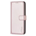 Miniatyrbild 5 av 8: Motorola Moto G84 5G BINFEN COLOR Embossed Plånboksfodral - Roséguld Rosa guld