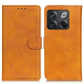 Miniatyrbild 1 av 8: SKALO OnePlus 10T 5G Plånboksfodral i PU-Läder - Brun Brun
