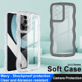 Miniatyrbillede 2 af 4: IMAK Xiaomi 13 Lite Ekstra stærk Wave TPU-cover - Gennemsigtig Transparent