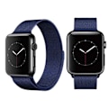 Miniatyrbild 2 av 3: SKALO Milanese Loop Apple Watch Series 7-9 41mm - Fler färger Blå