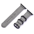 Miniatyrbillede 3 af 6: SKALO Nato-armbånd Nylon Apple Watch Series 1-3 42mm - Vælg farve Grey
