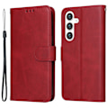 Miniatyrbillede 2 af 9: SKALO Samsung S24+ PU-læder Pungetui - Vælg farve Red