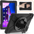 Miniatyrbillede 1 af 11: SKALO Lenovo Tab M10 (Gen 3) Extra Shockproof Armor Shockproof Cover - Sort Black
