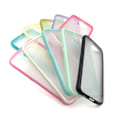 Pikkukuva 4 / 4: Frostat Transparent skal med färgad ram Samsung S6 Black