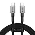 Tech-Protect Ultraboost DNA USB-C-kabel 60W 3A 2m - Iron Grey grå
