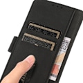 Miniatyrbillede 4 af 7: SKALO iPhone 16e KHAZNEH Flip Cover - Sort Black