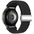 Miniatyrbild 2 av 7: SKALO Flätat Tygarmband Samsung Watch 7 40mm/44mm - Fler färger Svart