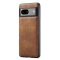 Miniatyrbild 11 av 11: DG MING Google Pixel 7a 2-i-1 Magnet Plånboksfodral - Brun Brun