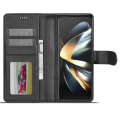 Miniatyrbild 2 av 6: SKALO Samsung Z Fold5 LC.IMEEKE Plånboksfodral i PU-Läder - Svart Svart