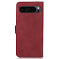 Pikkukuva 7 / 7: SKALO Google Pixel 9 Pro XL KHAZNEH Lompakkokotelo PU-nahasta - Punainen Red