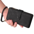 Miniatyrbild 2 av 11: SKALO Samsung A13 5G Big Wallet 17-FACK Plånboksfodral - Svart Svart