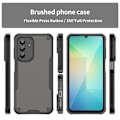 Miniatyrbillede 10 af 10: SKALO Samsung A26 5G Armor Hybrid Frosted Cover - Sort Black