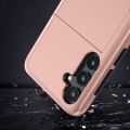 Miniatyrbillede 4 af 10: SKALO Samsung A55 5G Armor Cover kortholder - Rosa guld Pink gold