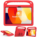 Pikkukuva 3 / 8: SKALO Xiaomi Redmi Pad SE Lapsikuori kahvalla ja jalustalla - Punainen Red