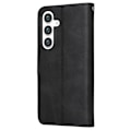 Miniatyrbillede 9 af 9: SKALO Samsung S24+ PU-læder Pungetui - Vælg farve Black