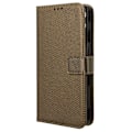 Pikkukuva 6 / 7: SKALO OnePlus Nord 4 Premium Mini Rhombus Lompakkokotelo - Ruskea Brown