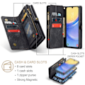 Miniatyrbillede 5 af 11: CaseMe Samsung A16 008 BIg Wallet 2in1 Magnet Flip Cover - Sort Black