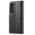 Miniatyrbillede 5 af 6: SKALO Samsung Z Fold5 LC.IMEEKE Pungetui i PU-læder - Sort Black