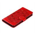Miniatyrbillede 8 af 10: SKALO Samsung A22 4G Mandala Plånboksfodral - Röd Red