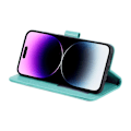 Pikkukuva 3 / 6: SKALO iPhone 16 Plus Mandala lompakkokotelo - Turkoosi Turquoise
