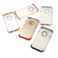 Miniatyrbillede 4 af 11: Extra tåligt design silikonskal | färgade kanter iPhone 8 Red
