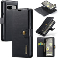 Pikkukuva 1 / 11: DG MING Google Pixel 7a 2-in-1 magneetti lompakkokotelo - Musta Black