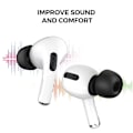Miniatyrbillede 3 af 6: AHASTYLE AirPods Pro 1/2 Ørepropper med Memory Foam Sort - Medium Black