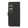 Miniatyrbillede 6 af 6: SKALO Sony Xperia 1 VI KHAZNEH Pungetui i PU-læder - Sort Black