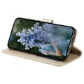Miniatyrbillede 3 af 6: SKALO Google Pixel 8a Mandala Flip Cover - Guld Gold