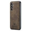 Miniatyrbillede 1 af 5: DG MING Samsung A36 5G Premium PU-læder Hybrid Cover - Mørkebrun Dark brown