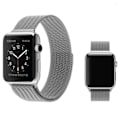 Pikkukuva 2 / 4: SKALO Milanese Loop Apple Watch Series 1-3 38mm - Valitse väri Silver