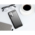 Miniatyrbillede 3 af 7: SKALO Xiaomi Poco F3 Armor Carbon Stødsikker TPU-cover - Vælg farve Black