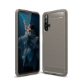 Miniatyrbillede 2 af 6: Stöttåligt Armor Carbon TPU-skal Huawei Nova 5T Grey