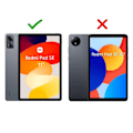 Miniatyrbild 2 av 11: SKALO Xiaomi Redmi Pad SE Trifold Fodral - Röd Röd