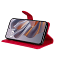 Miniatyrbillede 4 af 8: SKALO Motorola Edge 50 Neo 5G PU-læder Pungetui - Vælg farve Red