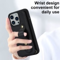 Miniatyrbillede 8 af 11: SKALO iPhone 15 Pro PU-læder Cover med Pung - Sort Black